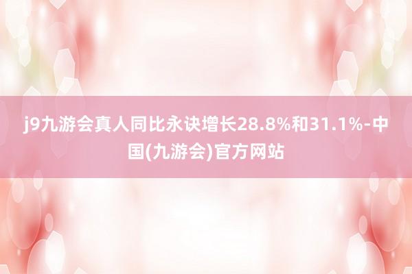 j9九游会真人同比永诀增长28.8%和31.1%-中国(九游会)官方网站